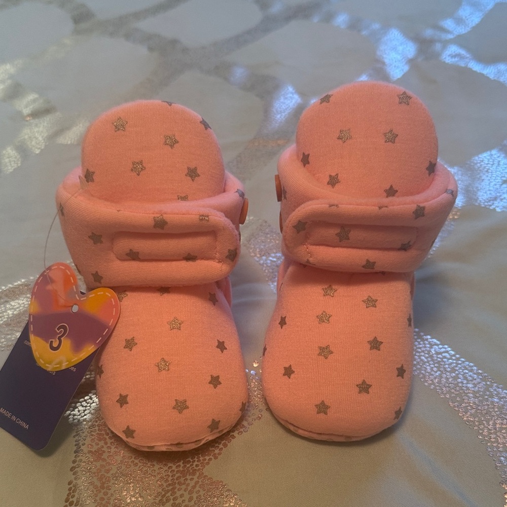 Pink Starry Kids Shoes